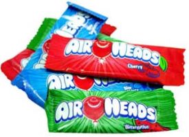 Assorted Air Heads Bulk Taffy offers approximately 40 delicious pieces per pound!