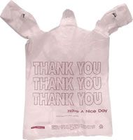 Plastic Thank You Bags