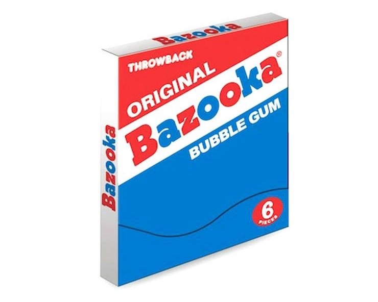 In 2019, Bazooka Bubble Gum returns to its root with it's Throwback Edition featuring Bazooka Joe and his Gang!
