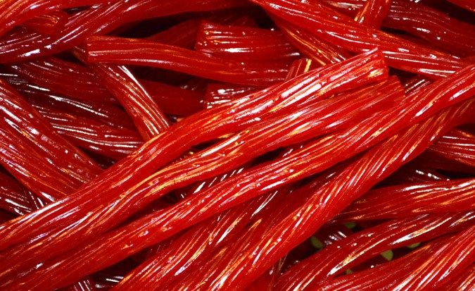 Old Fashioned Red Strawberry Licorice Twists - 5 lb. Bulk - Candy Favorites