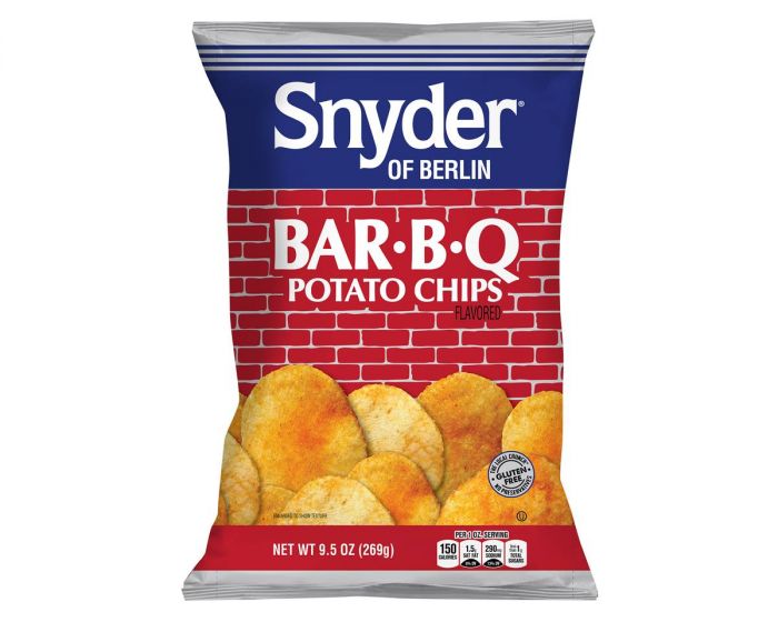 Snyders Of Berlin Barbeque Potato Chips 9.5 oz. Bags - 3 / Box